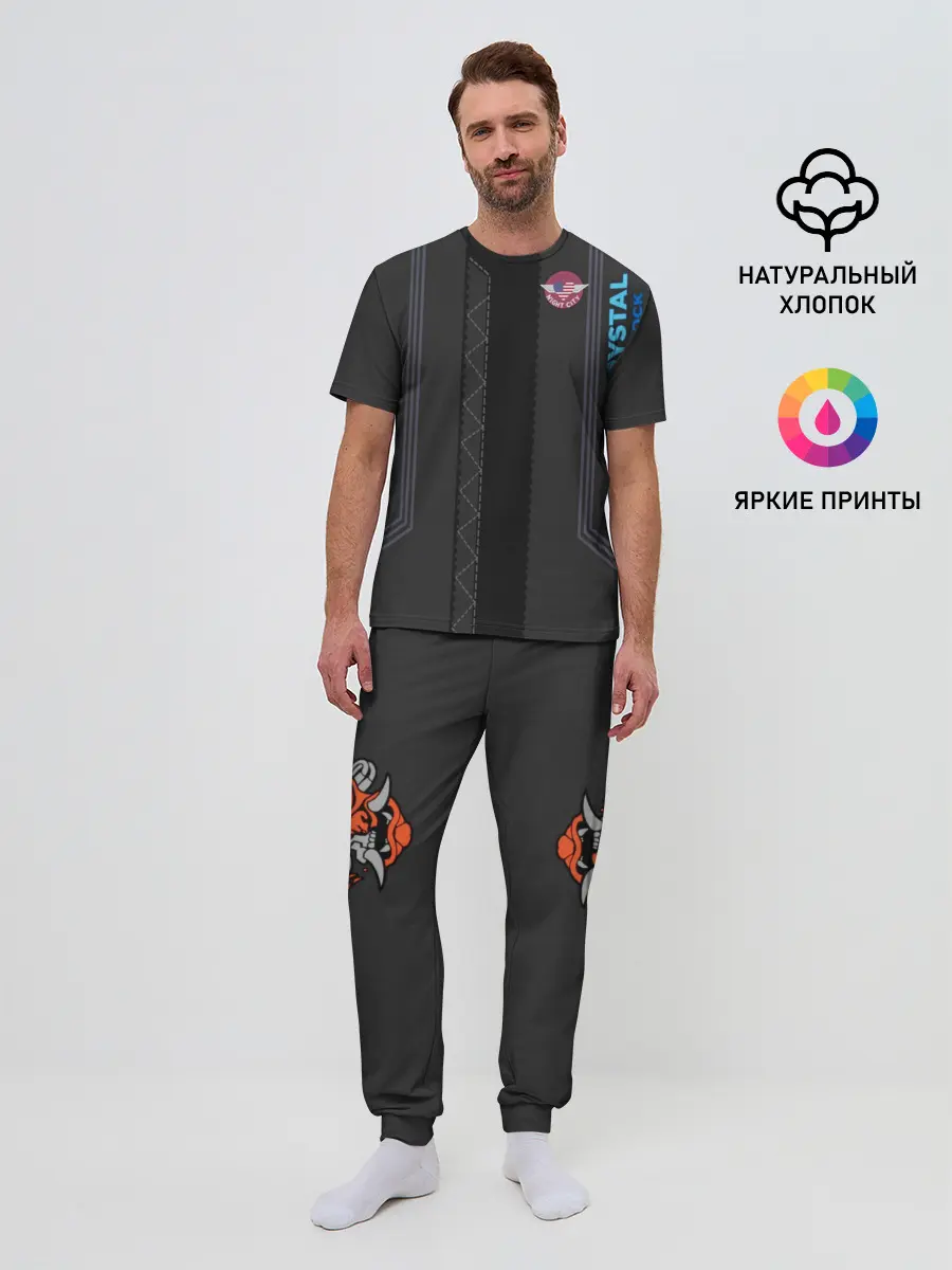 Мужская пижама с брюками / Cyberpunk 2077 Куртка V