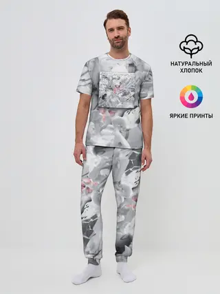 Мужская пижама с брюками / Boulevard Depo RAPP2