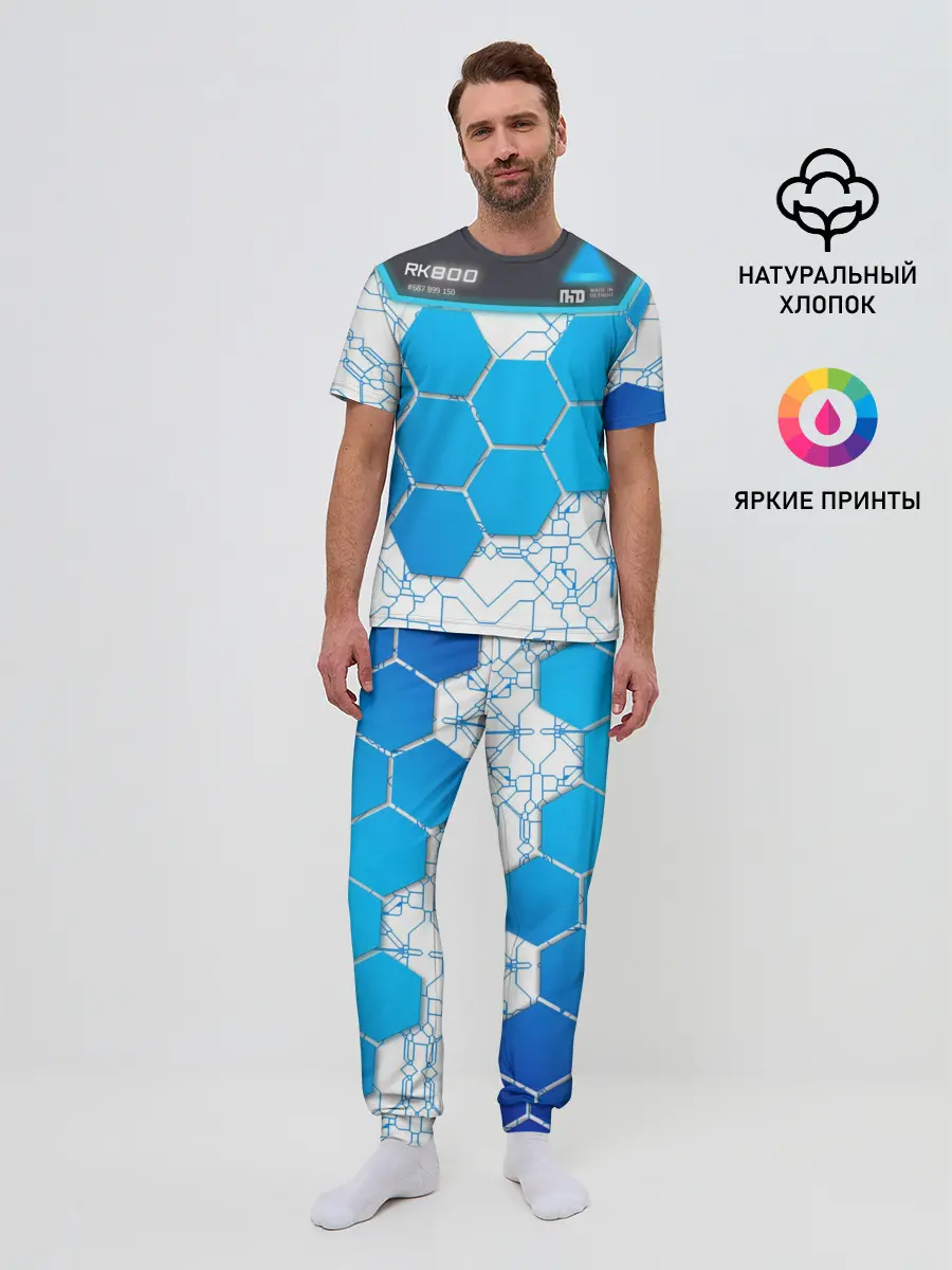 Мужская пижама с брюками / Detroit: become human RK800