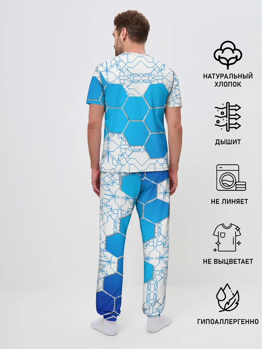 Мужская пижама с брюками / Detroit: become human RK800