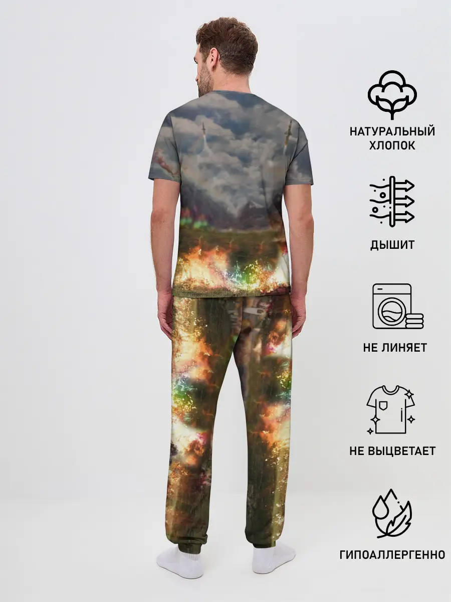 Мужская пижама с брюками / Ким чен ын на Единороге