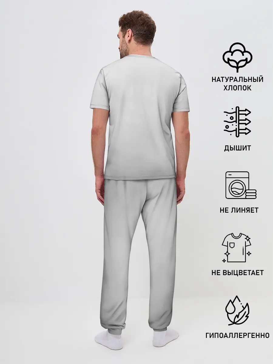 Мужская пижама с брюками / Тихиро и Каонаси