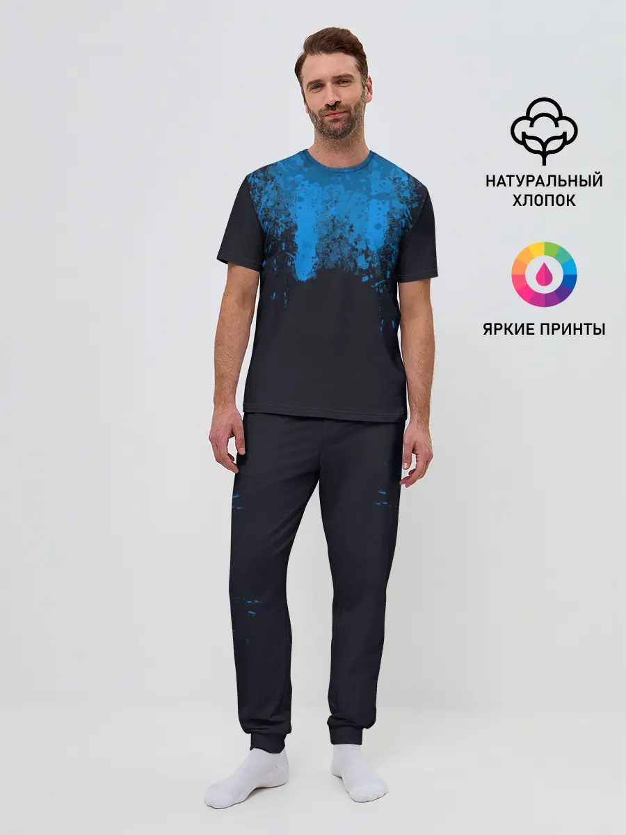 Мужская пижама с брюками / КРОВЬ АНДРОИДА