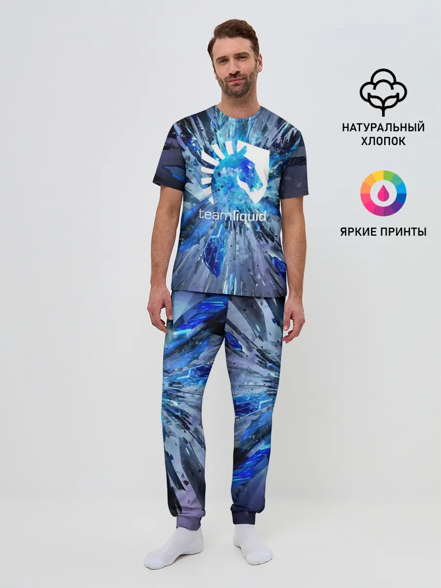Мужская пижама с брюками / TEAM LIQUID E-SPORT