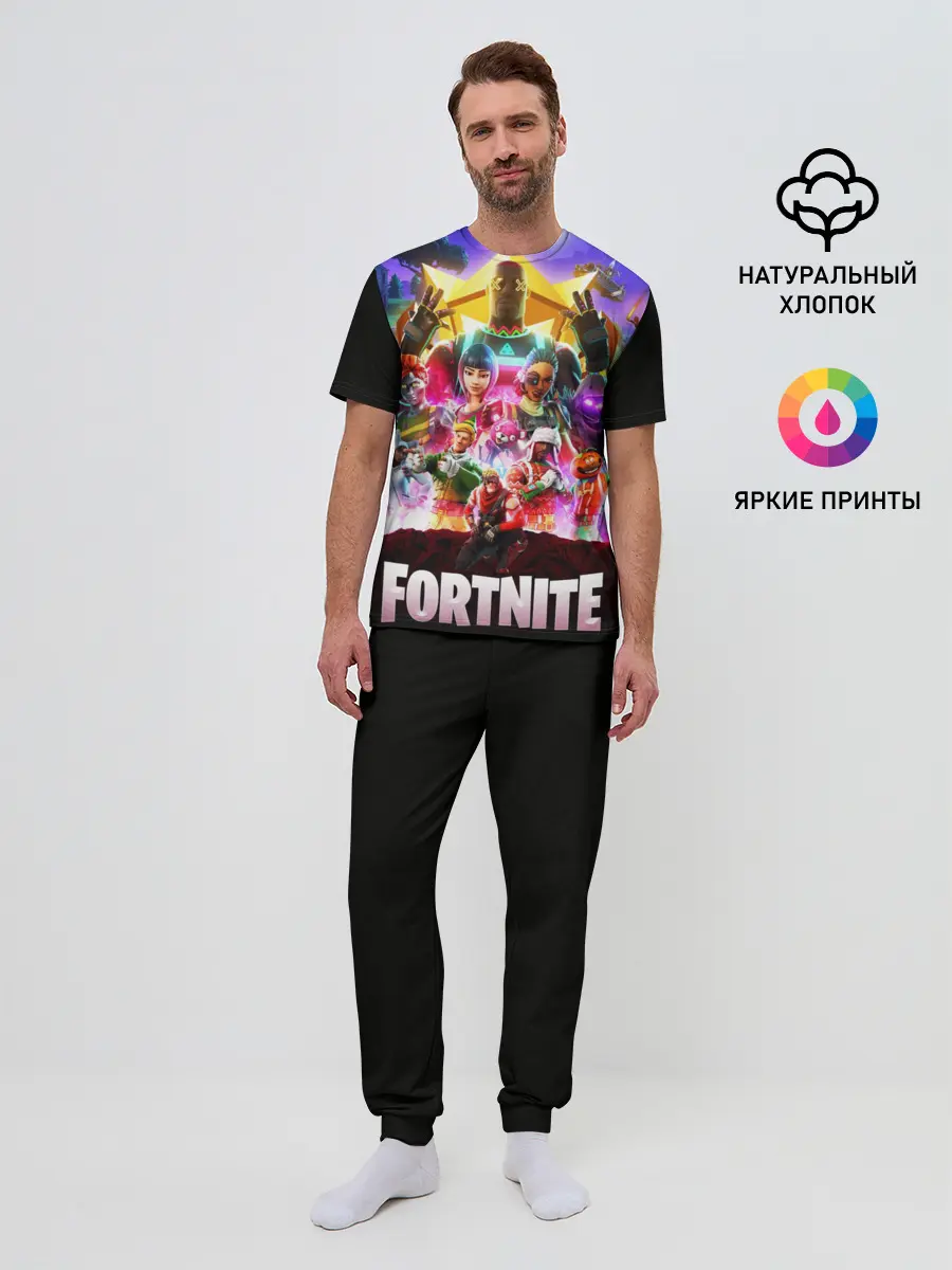 Мужская пижама с брюками / Fortnite Королевская Битва