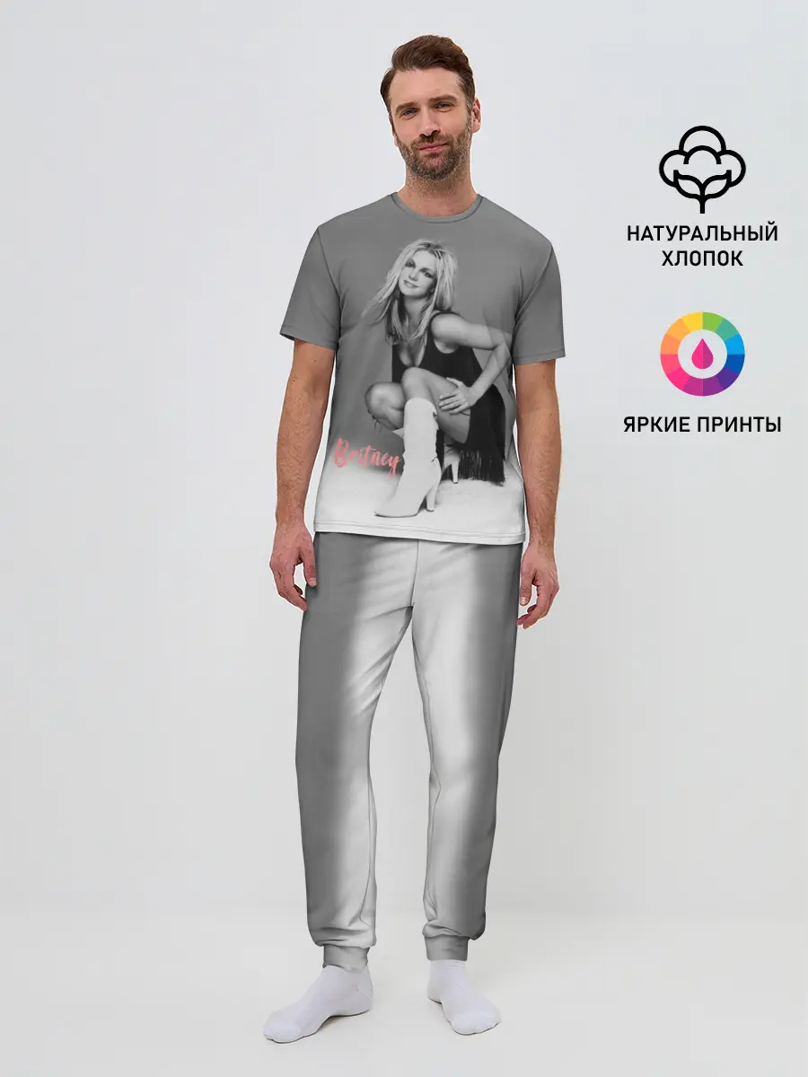 Мужская пижама с брюками / Britney _