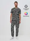Мужская пижама с брюками / Sex, Drugs & RocknRoll