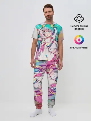 Мужская пижама с брюками / Музыкальное наслаждения