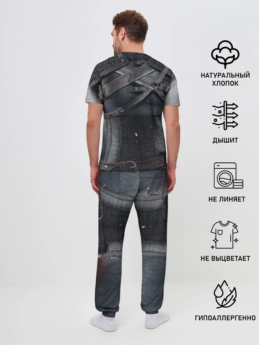 Мужская пижама с брюками / Геральт | снаряжение