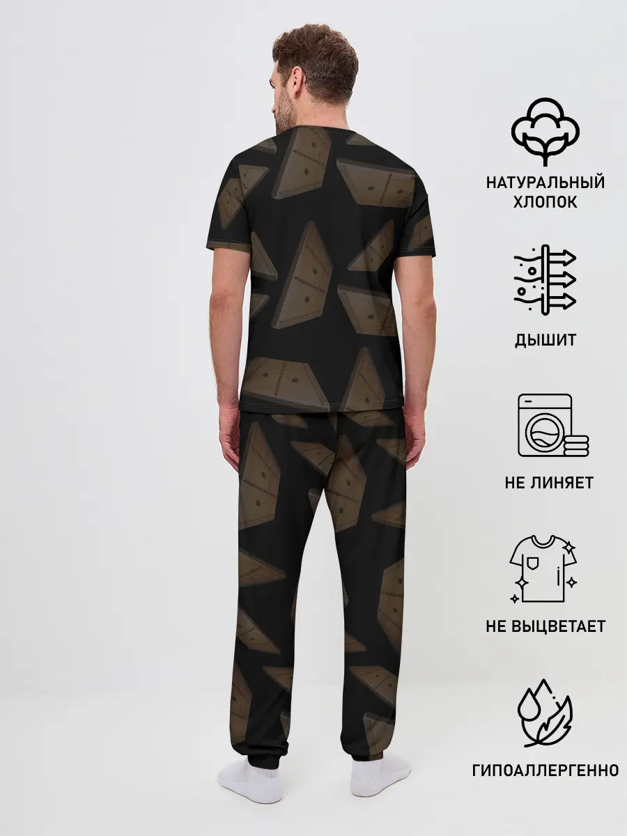 Мужская пижама с брюками / Gusli Гусли