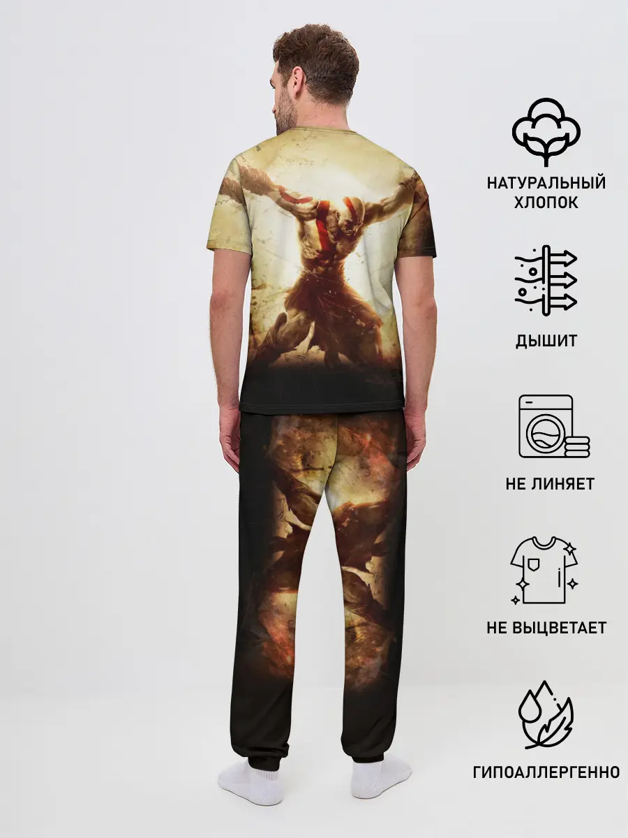 Мужская пижама с брюками / God of War