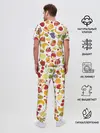 Мужская пижама с брюками / Фрукты