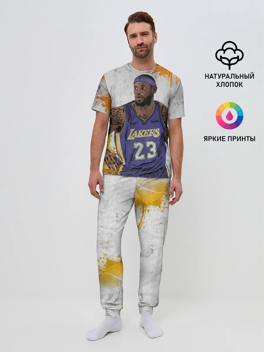 Мужская пижама с брюками / Леброн Джеймс