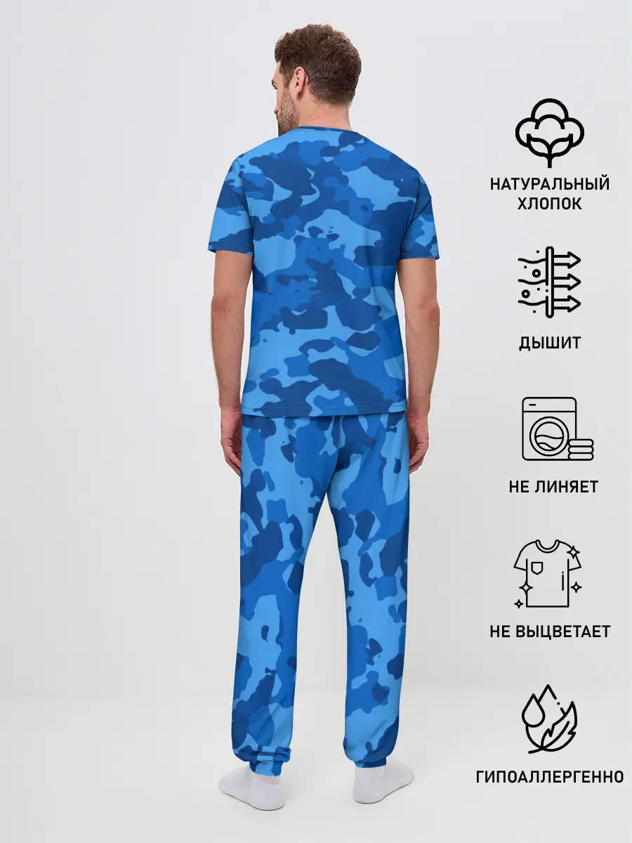 Мужская пижама с брюками / ВДВ