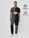 Мужская пижама с брюками / KUROKUMA x MONOKUMA