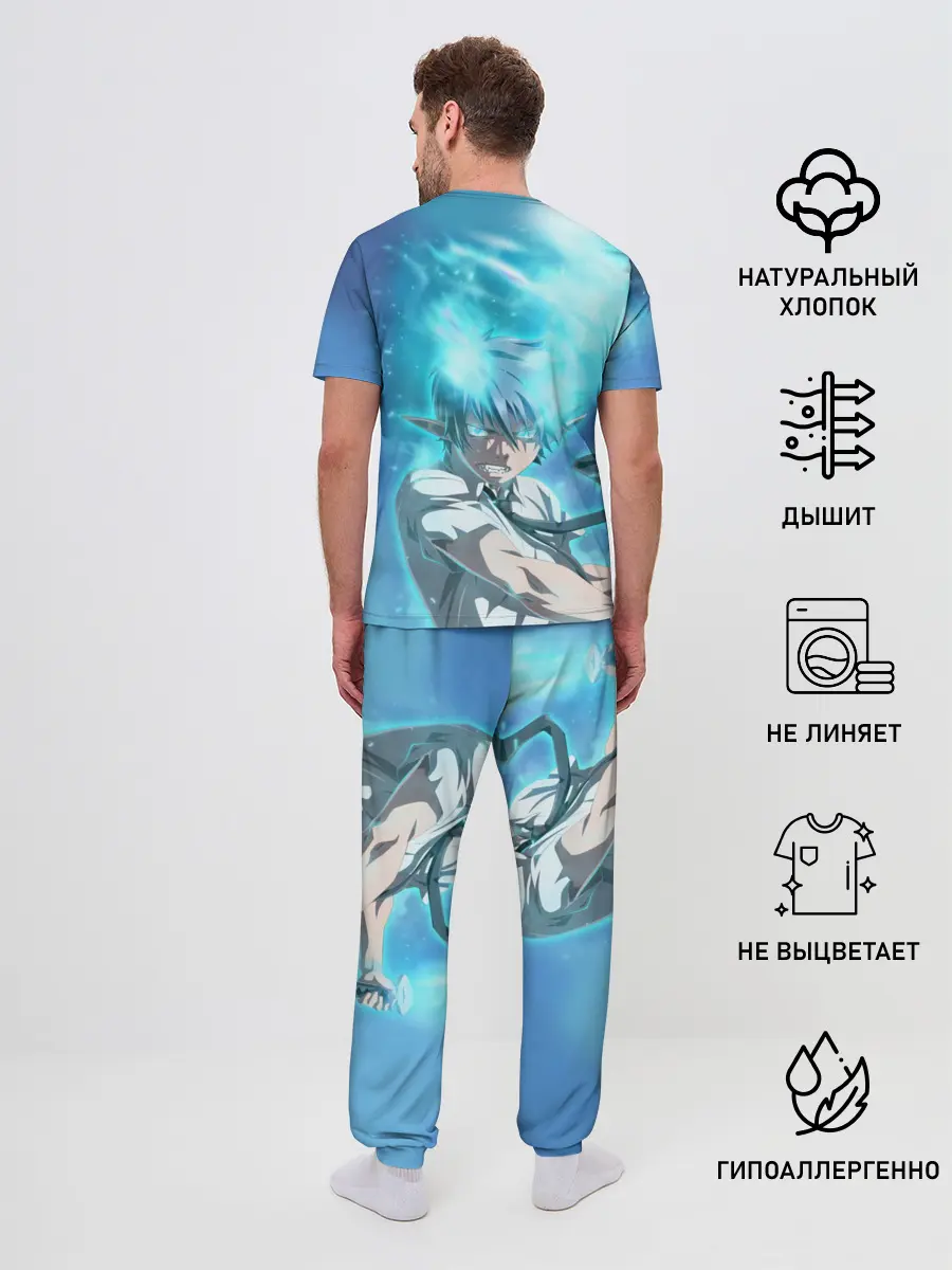 Мужская пижама с брюками / Рин Окумура