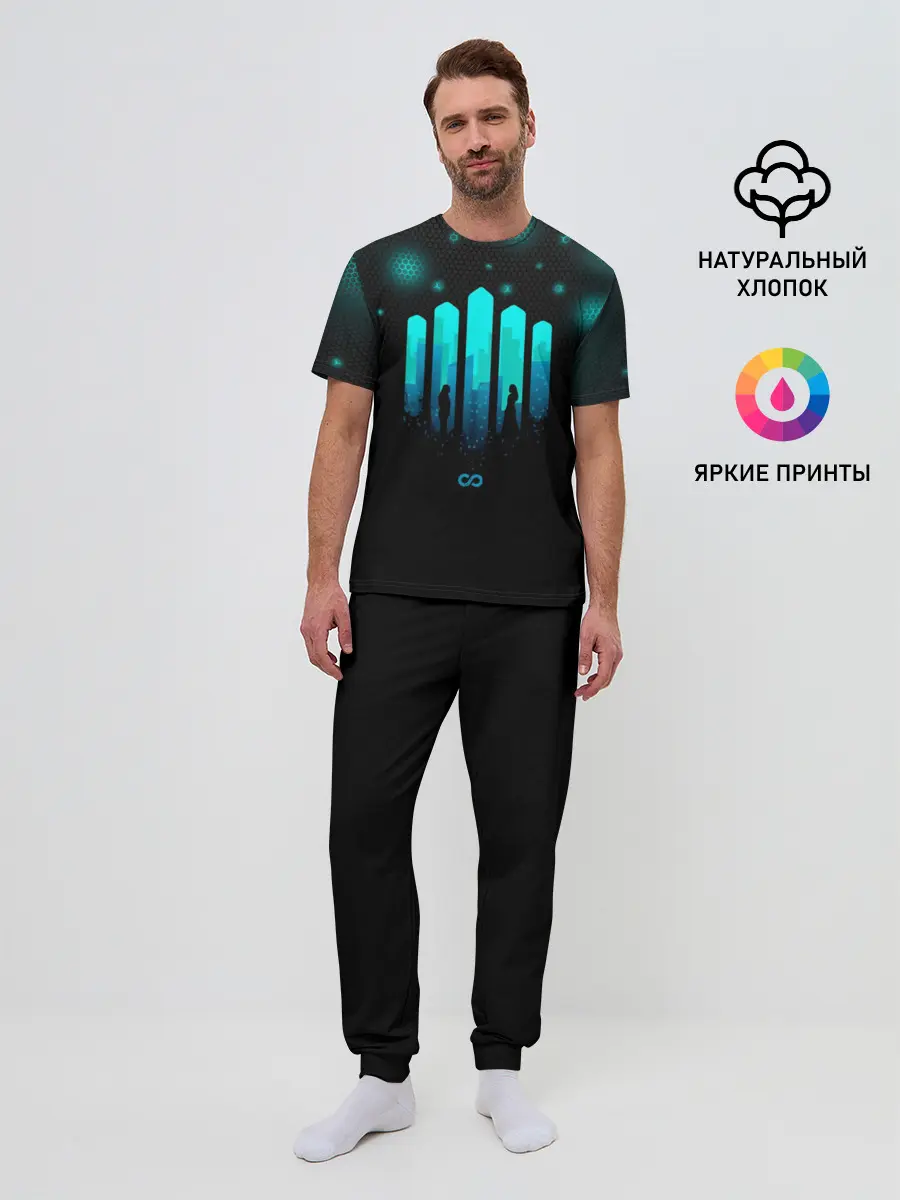 Мужская пижама с брюками / The 100