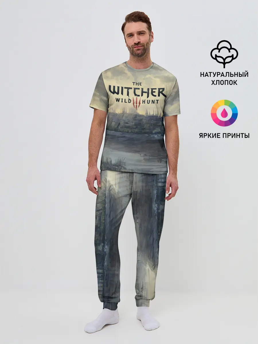 Мужская пижама с брюками / The Witcher 3: Wild Hunt