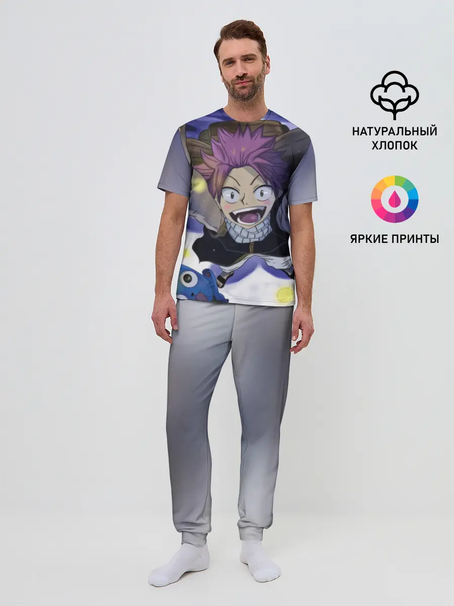 Мужская пижама с брюками / Нацу