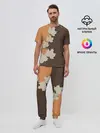 Мужская пижама с брюками / ОСЕННИЕ ЛИСТЬЯ
