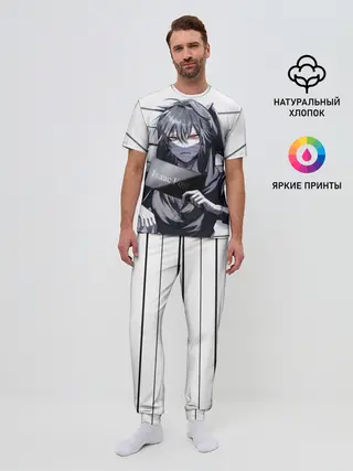 Мужская пижама с брюками / Satsuriku no Tenshi