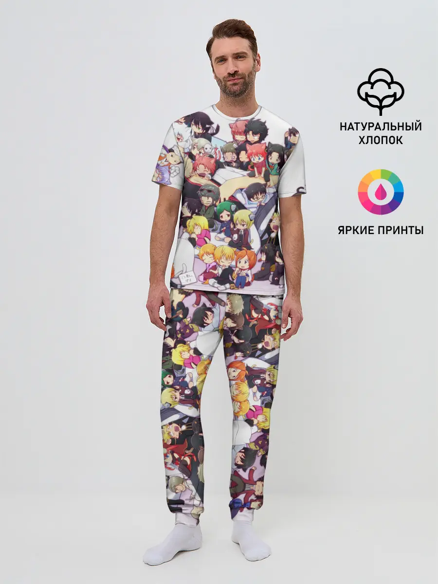 Мужская пижама с брюками / Full Gintama