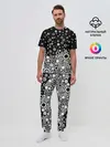 Мужская пижама с брюками / Шестеренки