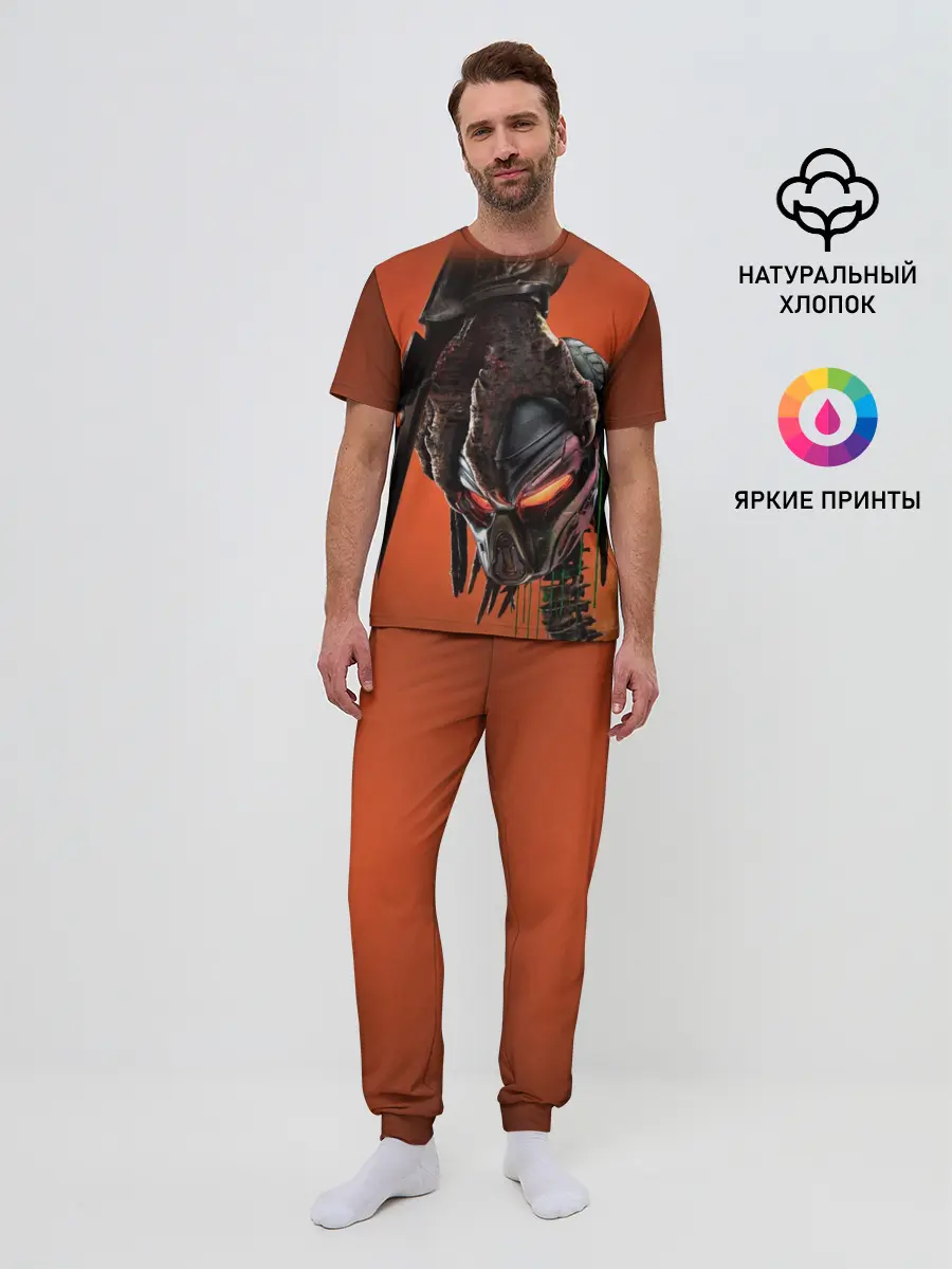 Мужская пижама с брюками / Рука хищника