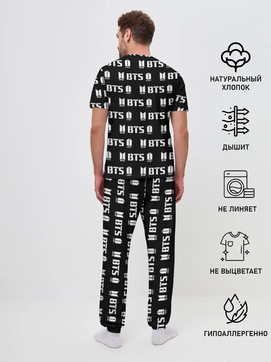 Мужская пижама с брюками / BTS