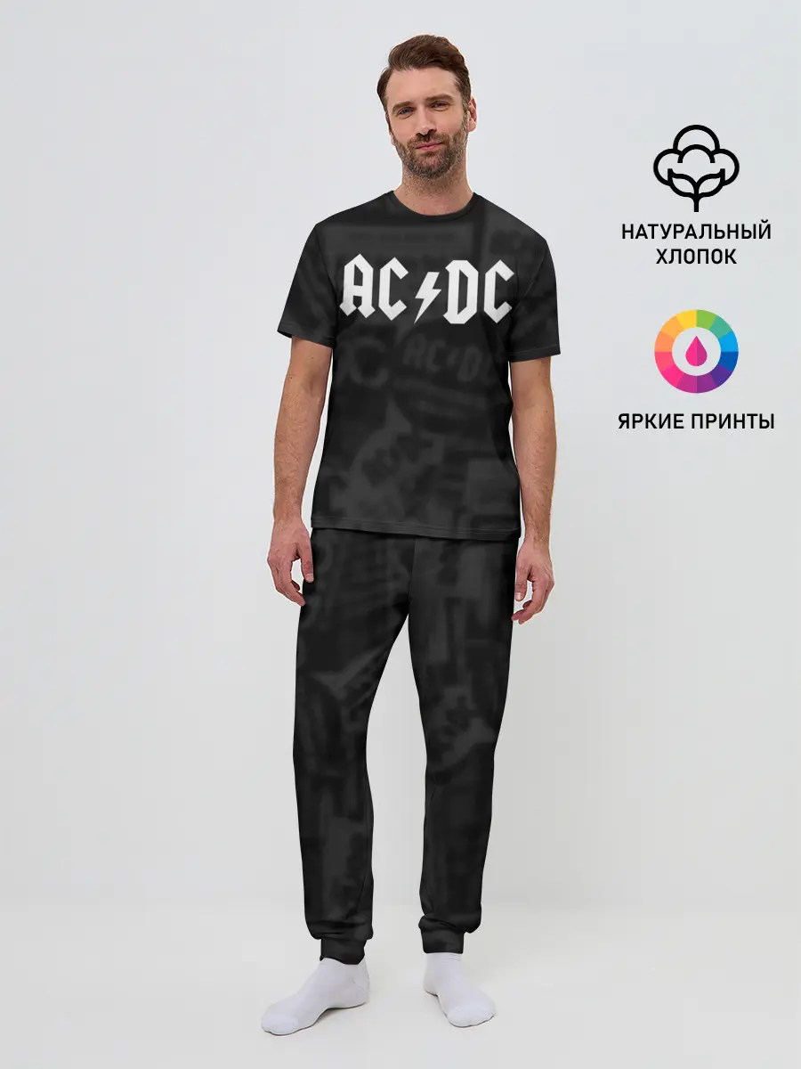 Мужская пижама с брюками / AC/DC