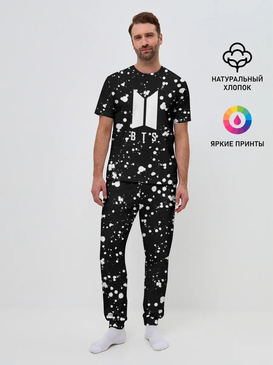 Мужская пижама с брюками / BTS
