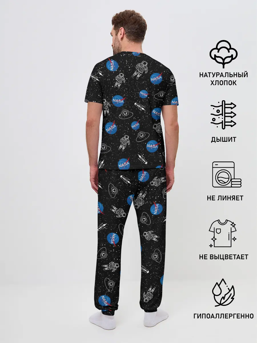 Мужская пижама с брюками / NASA