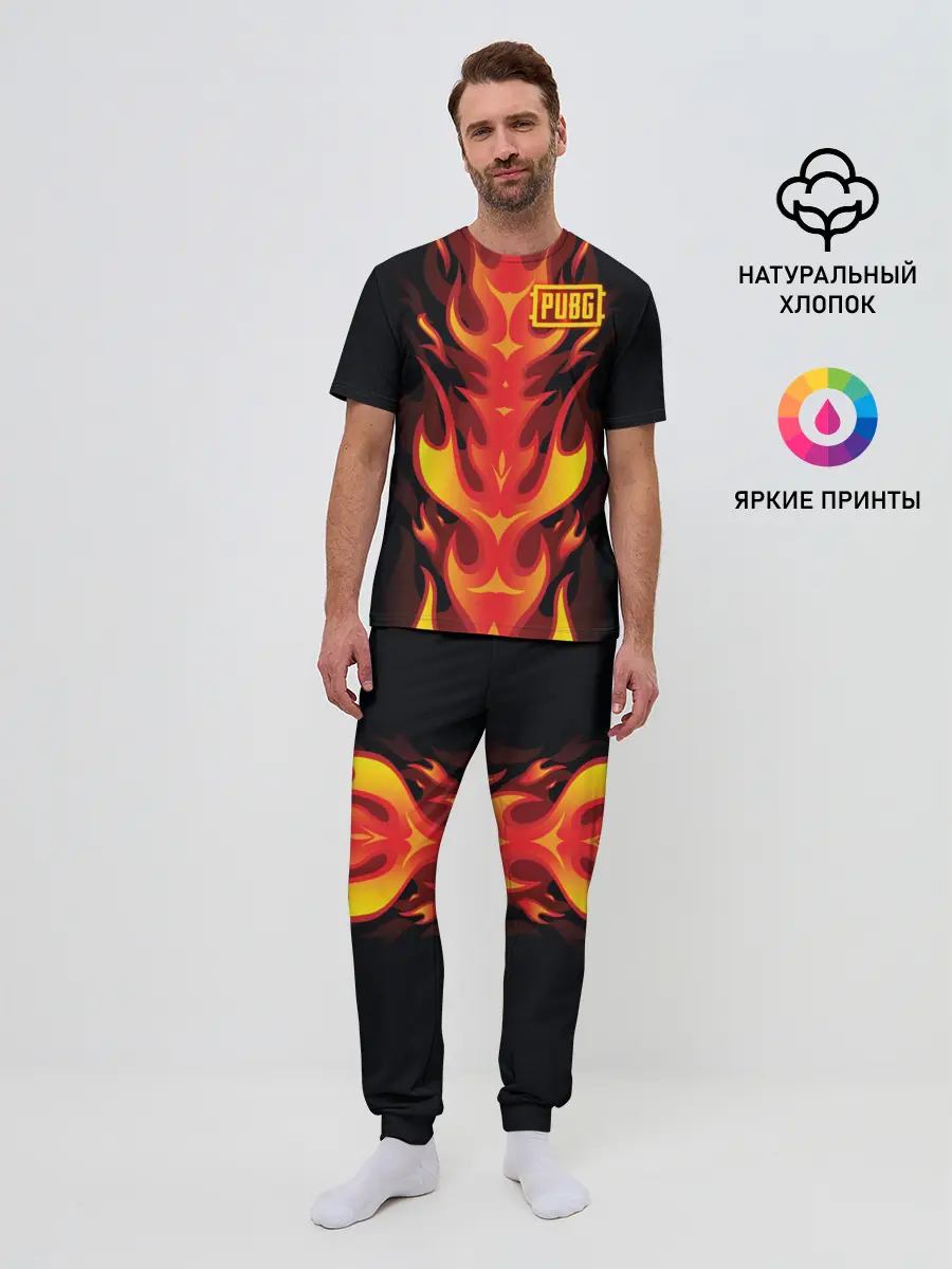 Мужская пижама с брюками / PUBG Fire