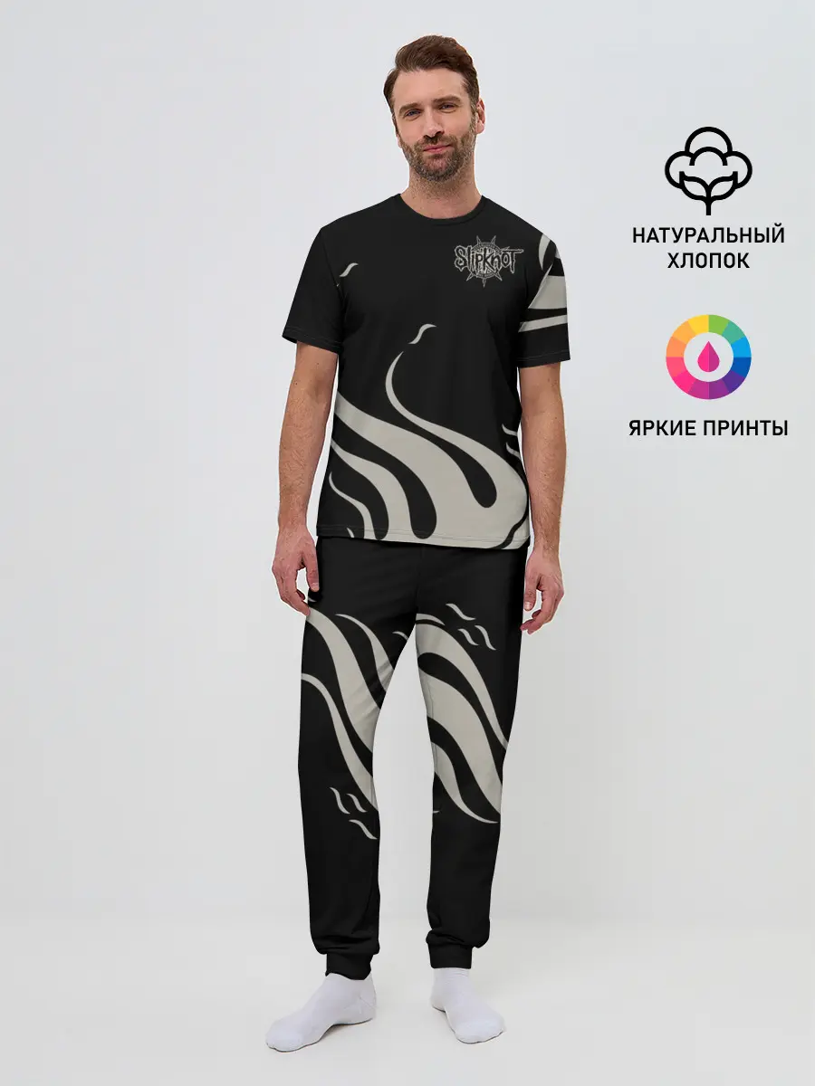 Мужская пижама с брюками / Slipknot