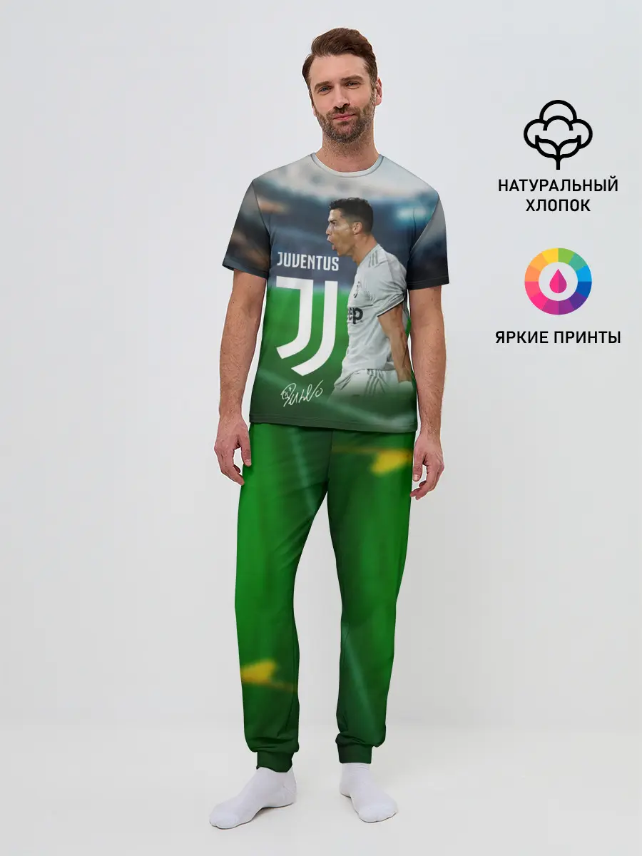Мужская пижама с брюками / Роналдо Ювентус