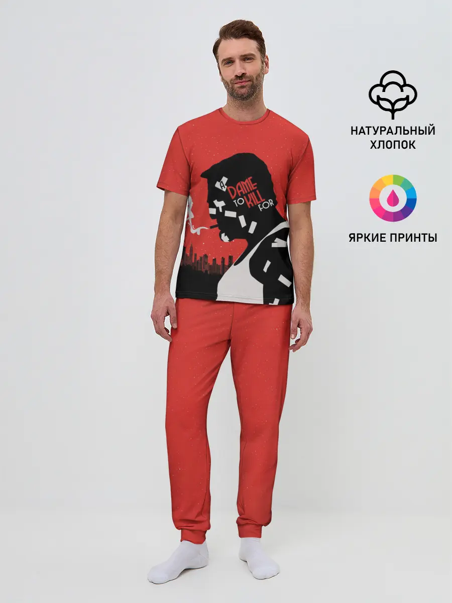 Мужская пижама с брюками / Город грехов