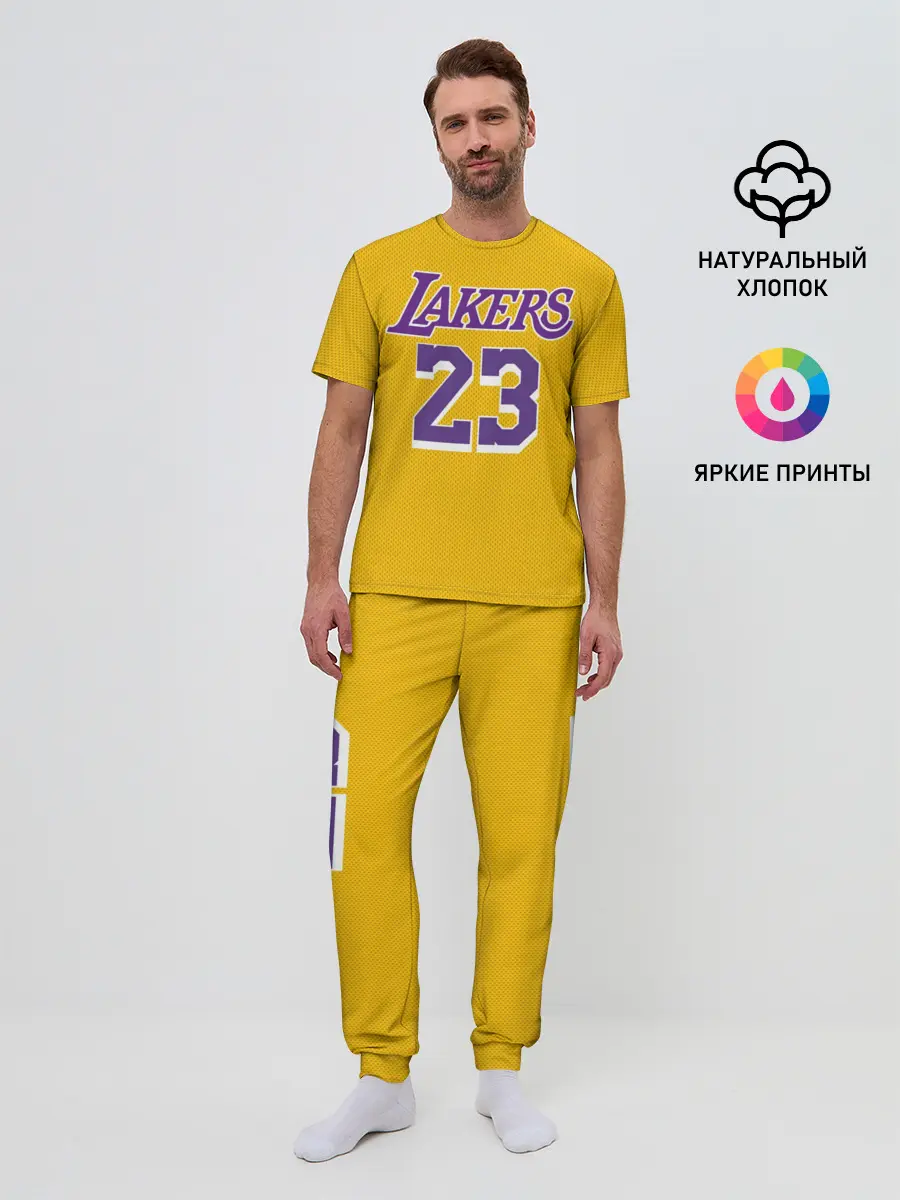 Мужская пижама с брюками / James 18-19 LA Lakers home