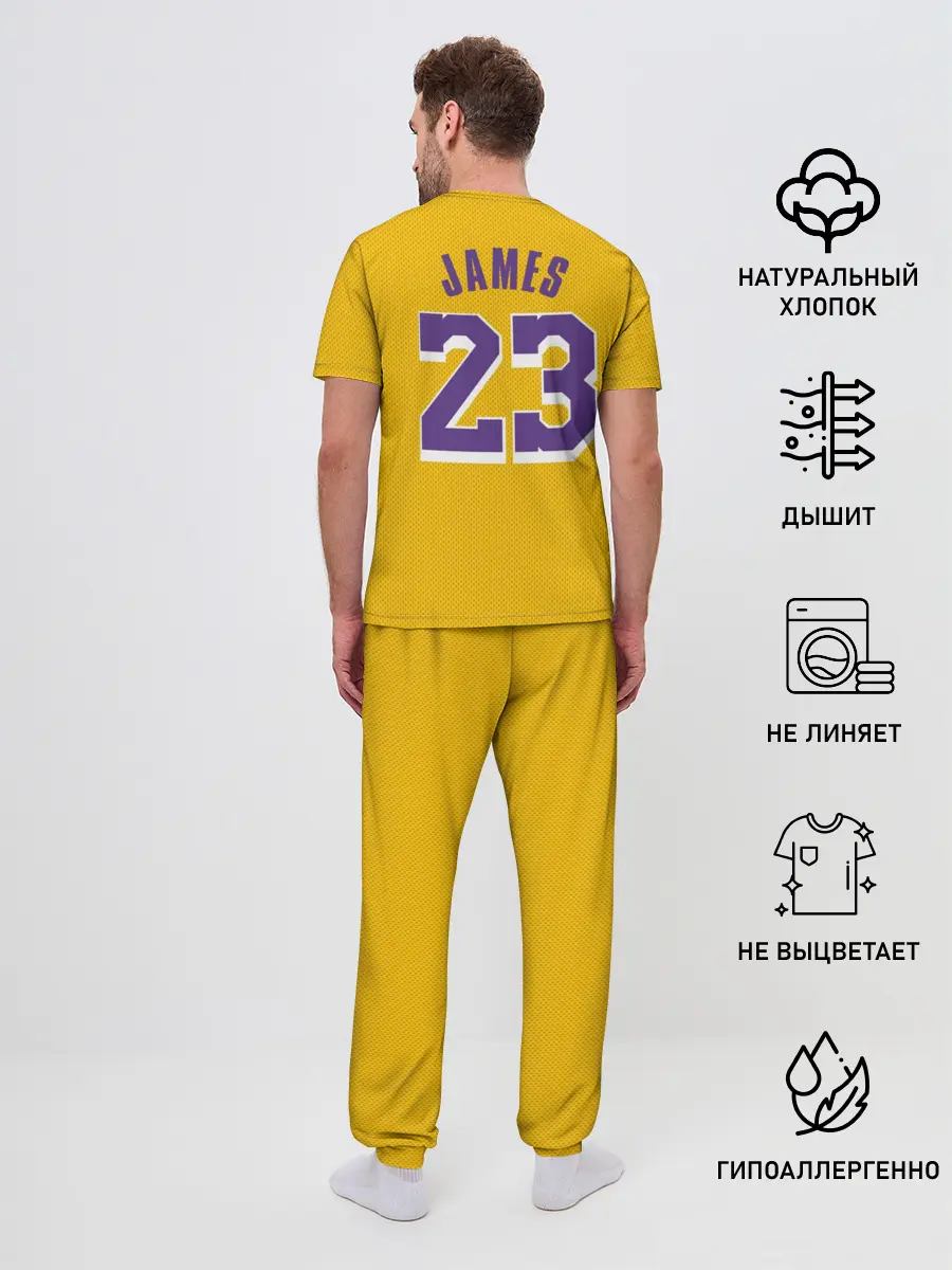 Мужская пижама с брюками / James 18-19 LA Lakers home