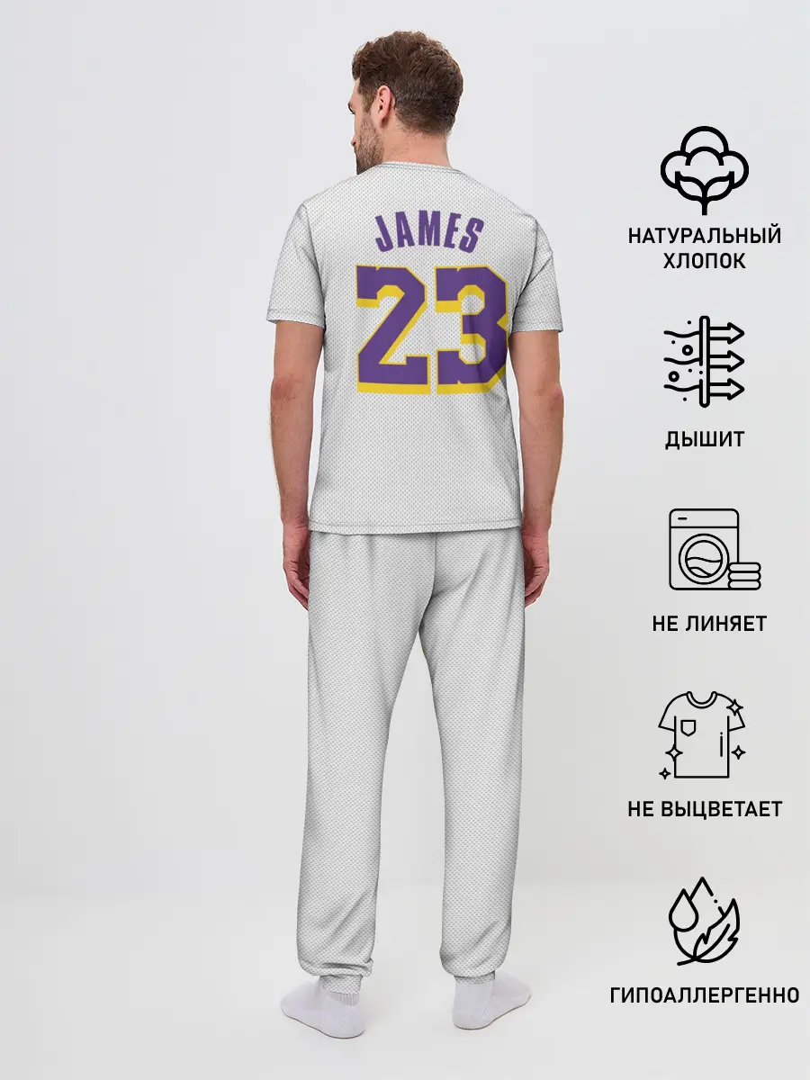Мужская пижама с брюками / James 18-19 third LA Lakers