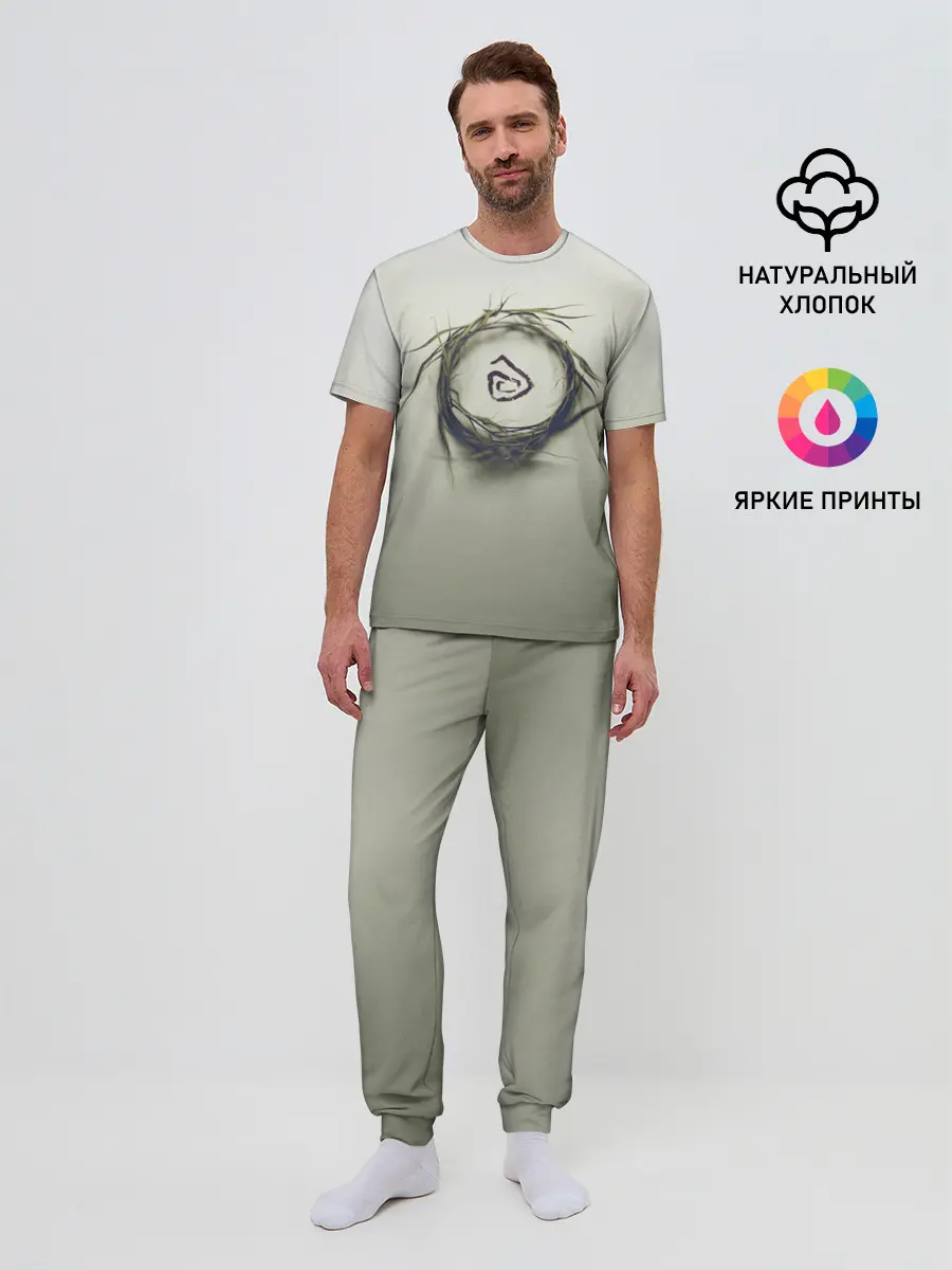 Мужская пижама с брюками / Настоящий Детектив Символ