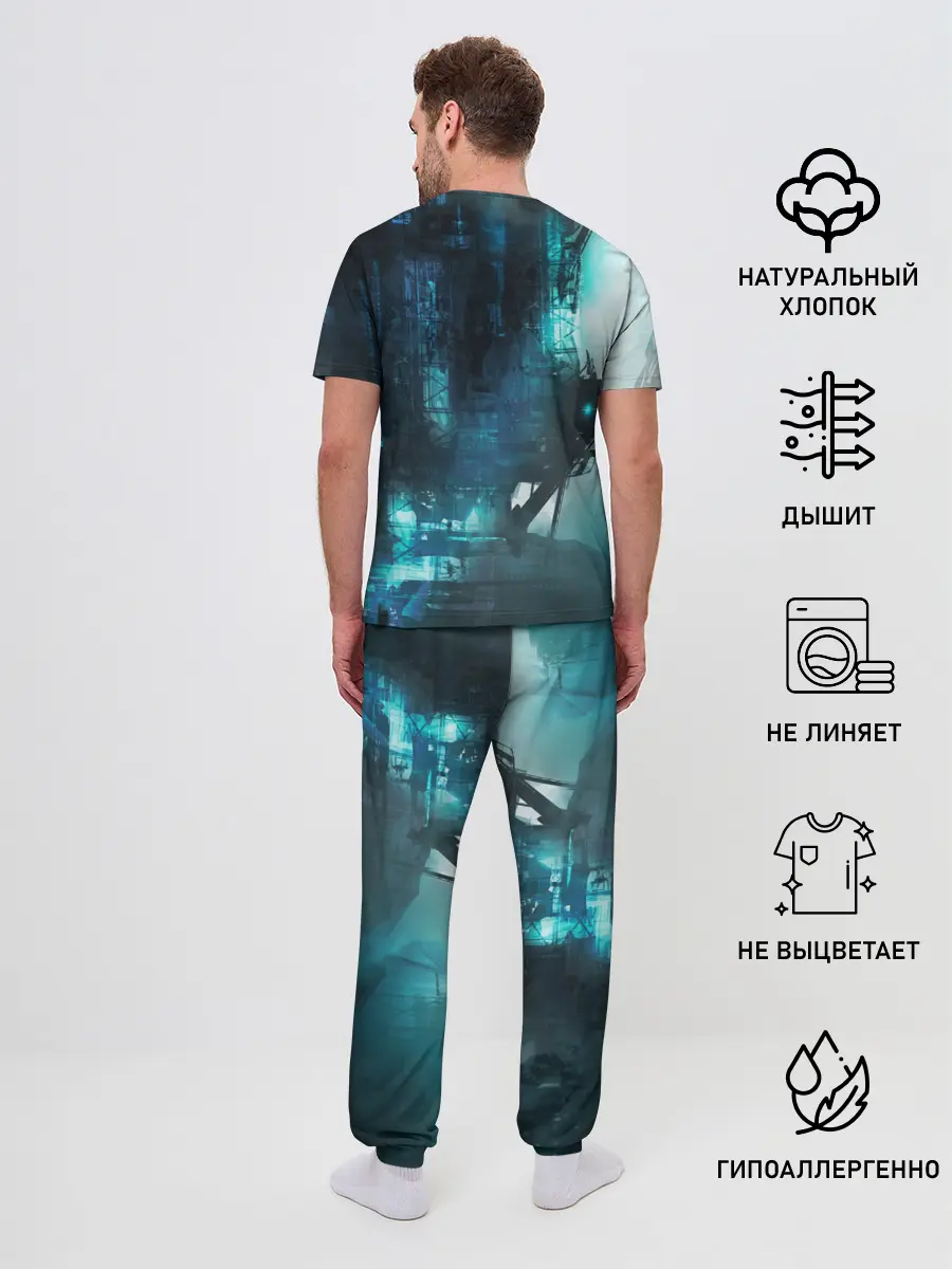Мужская пижама с брюками / Cyberpunk 2077