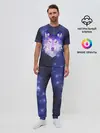Мужская пижама с брюками / Космический Волк
