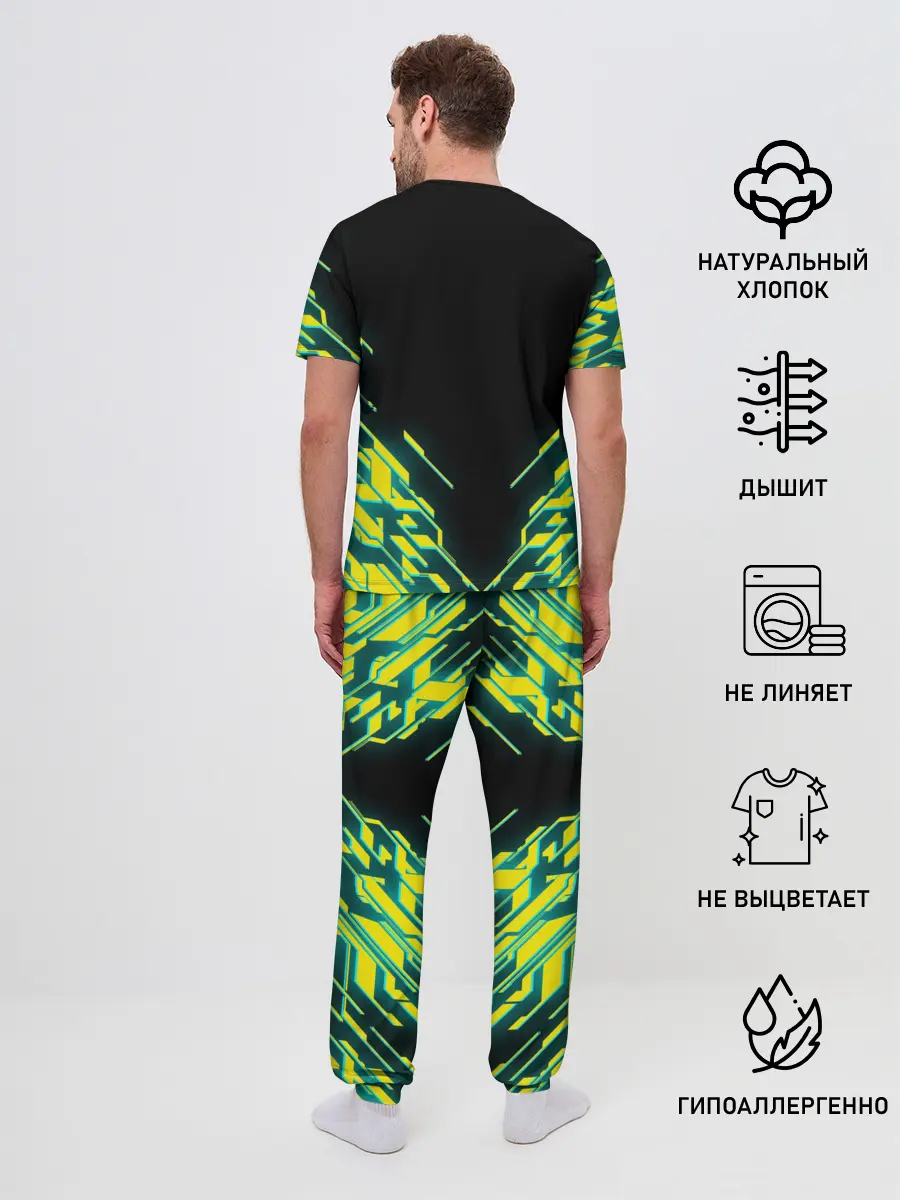 Мужская пижама с брюками / CYBERPUNK 2077