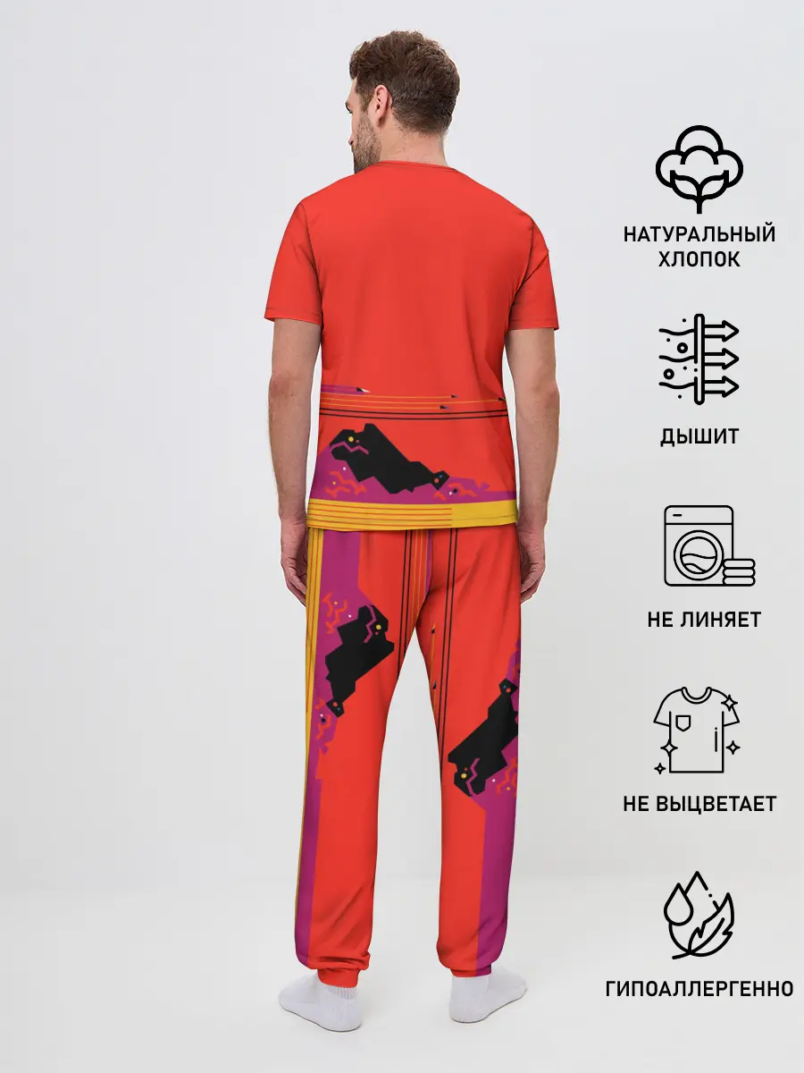 Мужская пижама с брюками / Марс