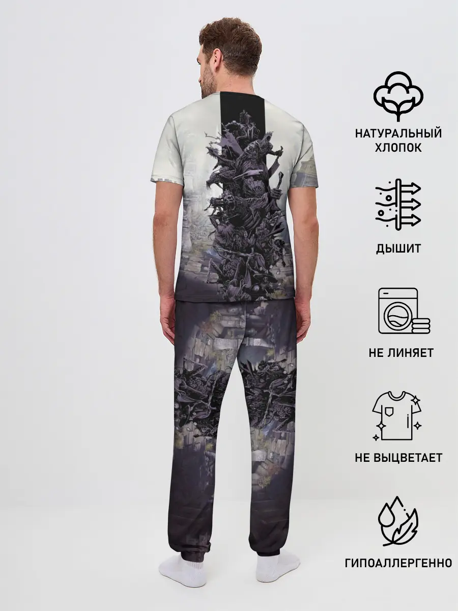 Мужская пижама с брюками / Dark Souls Boss Collaboration