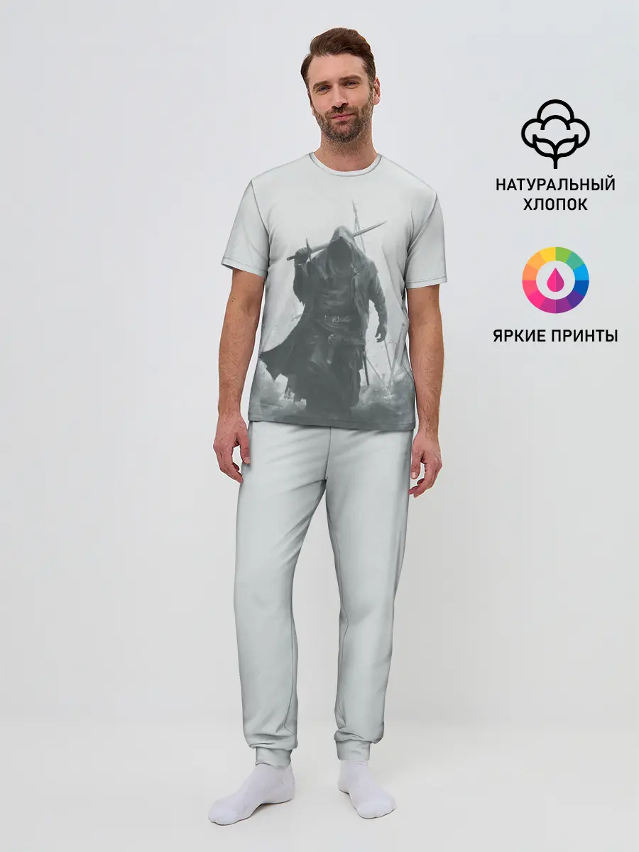 Мужская пижама с брюками / После боя