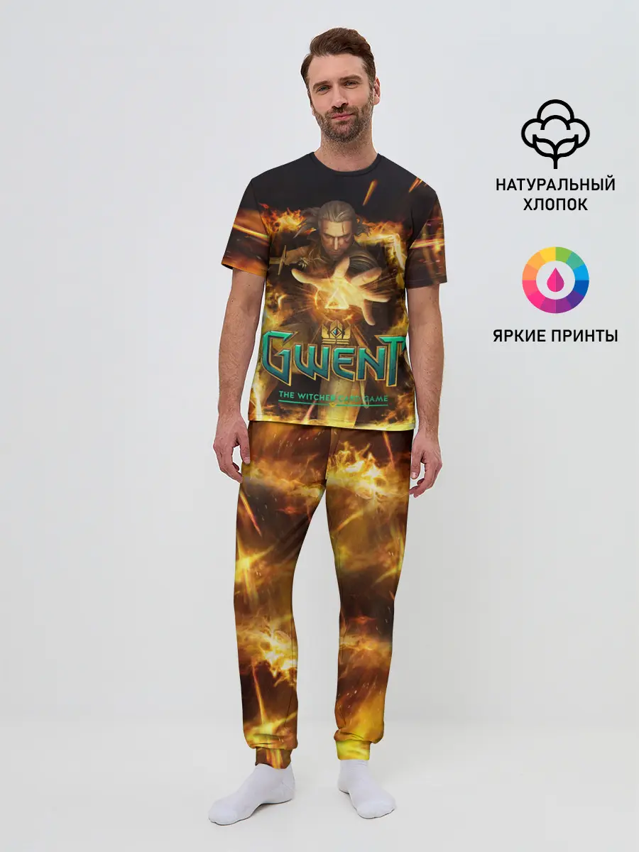 Мужская пижама с брюками / GWENT: The Witcher Card Game