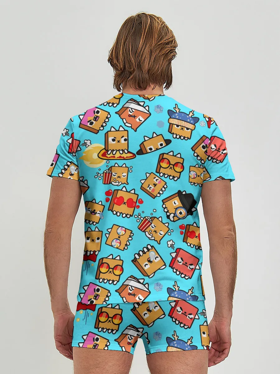 Мужские трусы с футболкой / PAPER BAG CAT TOCA BOCA / TOCA LIFE WORLD