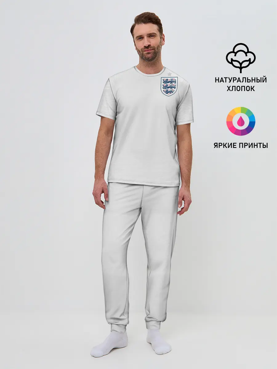 Мужская пижама с брюками / England home WC 2018