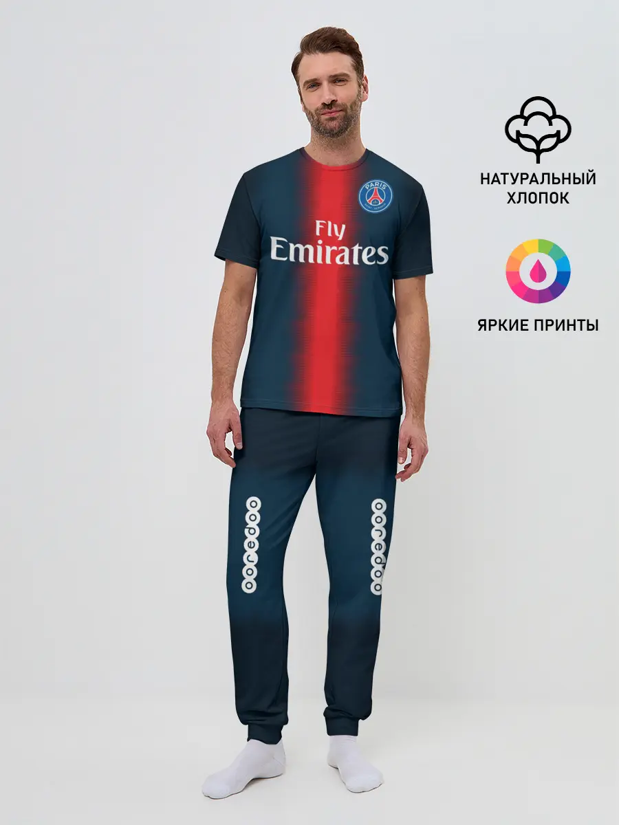 Мужская пижама с брюками / PSG Форма Новая Home 18/19
